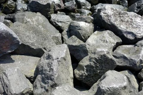 Hintergrund naturstein grauwacke.jpg stein, steine, steinhaufen, steinmaue... Stock Photos