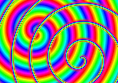 Hintergrund in Regenbogenfarben Stock Photos