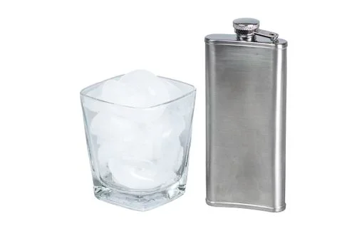 Hip flask Stock Photos