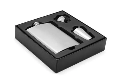 Hip flask Stock Photos
