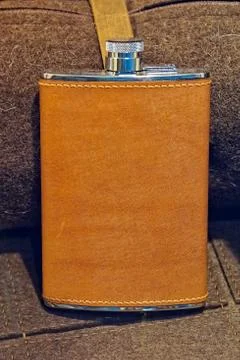 Hip flask Stock Photos