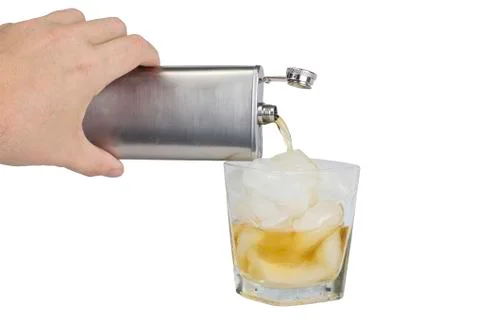 Hip flask pour Stock Photos