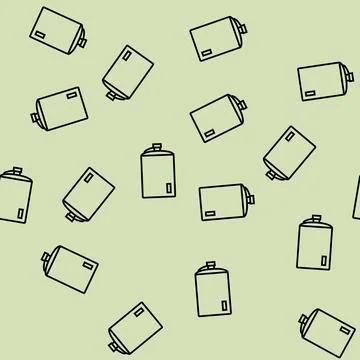 Hip flask titanium ultralight line seamless pattern イラスト素材