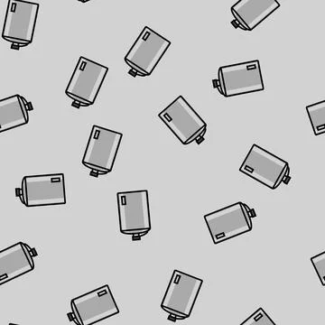 Hip flask titanium ultralight vector seamless pattern 스톡 일러스트