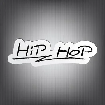 Hip hop background! Stock-Illustration