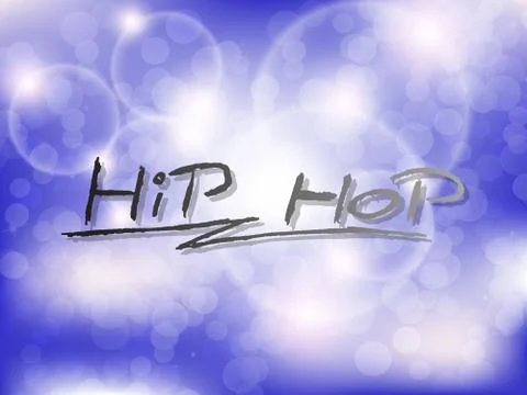 Hip hop background! Ilustração Stock