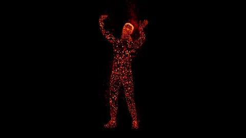 Hip-Hop Dance - Fire Stock Footage 249098920