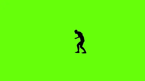 Hip hop dancer dancing, Green Screen Stock Footage 145451350