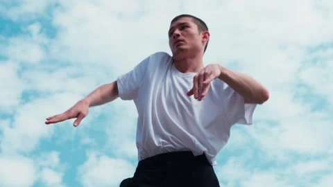 Hip hop dancer Stock Footage 242146393