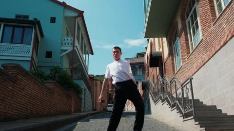 Hip hop dancer Stock Footage 242146826