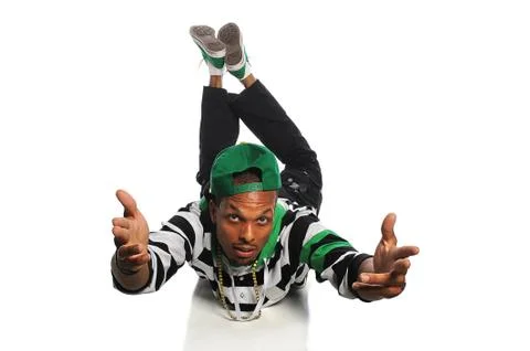 Hip Hop Dancer Performing Stock Photos