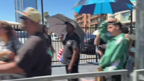 Hip-hop group Bone Thugs-N-Harmony receives star on Hollywood Walk of Fame, CALI Stock-Footage 339042906