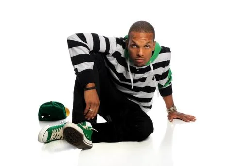 Hip Hop Man Posing Stock Photos