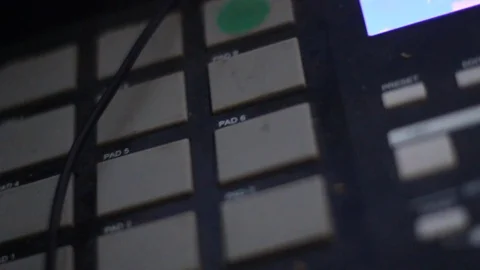 Hip Hop Studio Drum Pad Stock-Footage 112279550