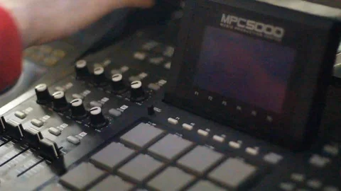 Hip Hop Studio Drum Pad Video stock 112279582