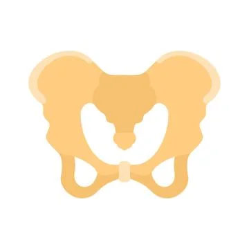 Hip joint icon in flat style Stock Illustration