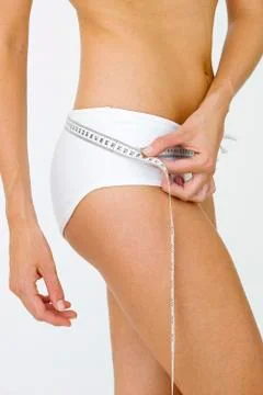 Hip measurement Stock-Fotos