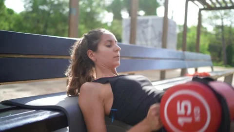 Hip thrust banco 스톡 동영상 160607868