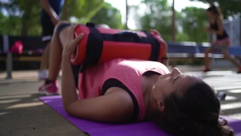 Hip thrust Video stock 160607862