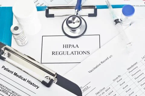 HIPAA Regulations Stock Photos