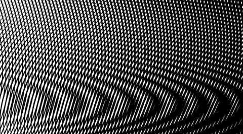 Hipnotic linear abstract background with moire illusion. Stock Illustration