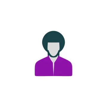 Hippi Icon Vector Stock Illustration