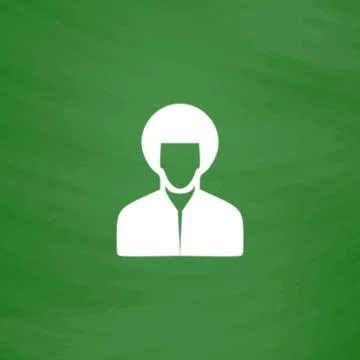 Hippi man icon Stock Illustration