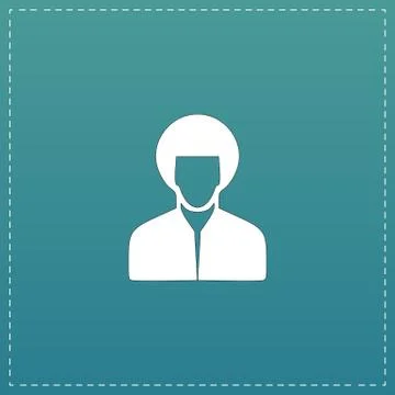 Hippi man icon イラスト素材
