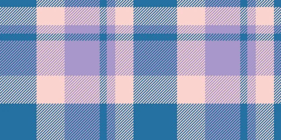 Hippie background pattern seamless, baby plaid texture textile. Finish fabr.. Stockillustratie
