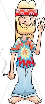 Hippie Peace Sign Stock Illustration