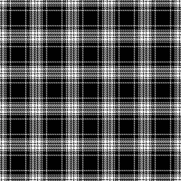 Hippie tartan pattern vector, tiny textile plaid seamless. Oriental backgro.. Stock Illustration