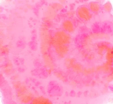 Hippie Texture with Psychedelic Circular. Stock Illustration