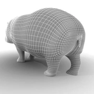Hippo 3D Model