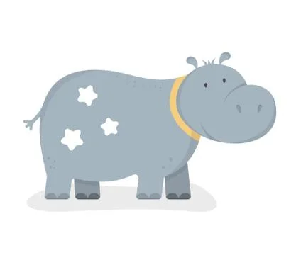 Hippo Stock Illustration