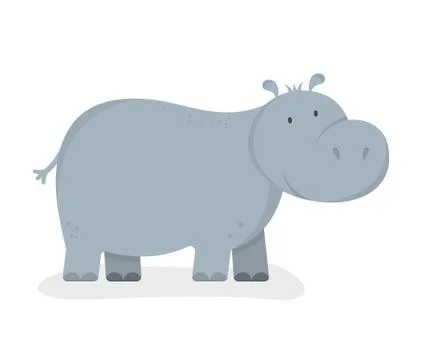 Hippo Stock Illustration