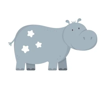 Hippo Illustrazione stock