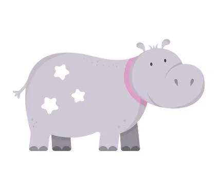 Hippo Stock Illustration
