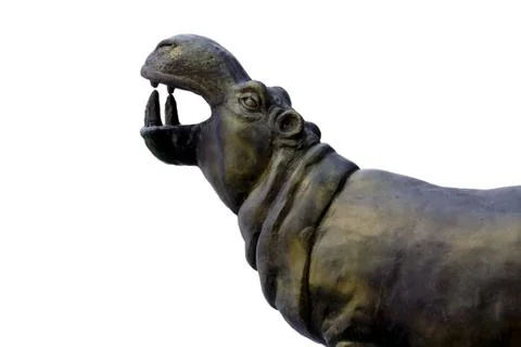 Hippo statue Stock Photos