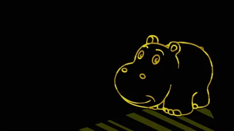Hippopotamus Stock Footage 153414624