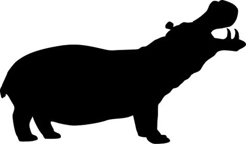 Hippopotamus Stock Illustration
