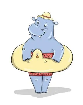 Hippopotamus Stockillustratie