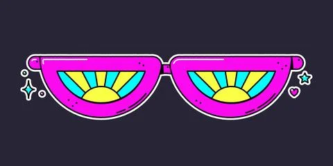 Hippy boho style elements. Illustrazione stock