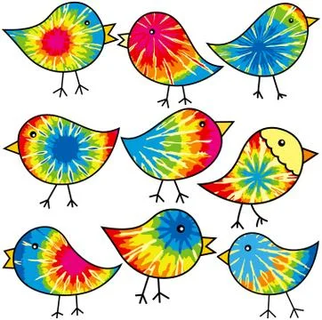 Hippy Chicks Illustration