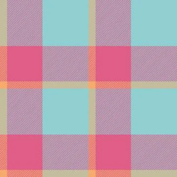 Hippy seamless vector fabric, folklore pattern tartan background. Fall plai.. Illustrazione stock