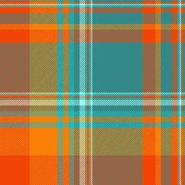 Hippy tartan pattern fabric, formal vector check plaid. Living room textile.. Ilustração Stock