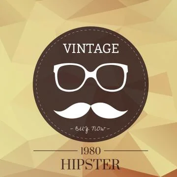 Hipster background Stock Illustration