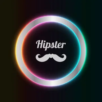 Hipster background Stock Illustration