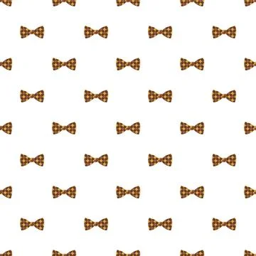 Hipster bow pattern seamless Stock Illustration