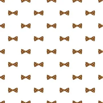 Hipster bow pattern seamless Stock Illustration