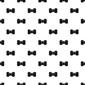 Hipster bow tie pattern seamless vector Stock Illustration